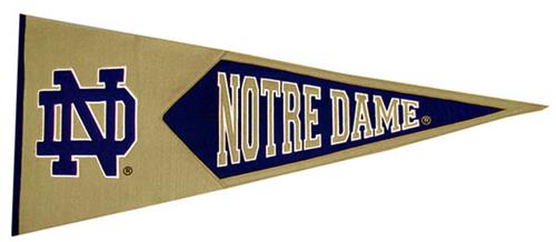 Winning Streak NCAA Notre Dame Traditions Pennant