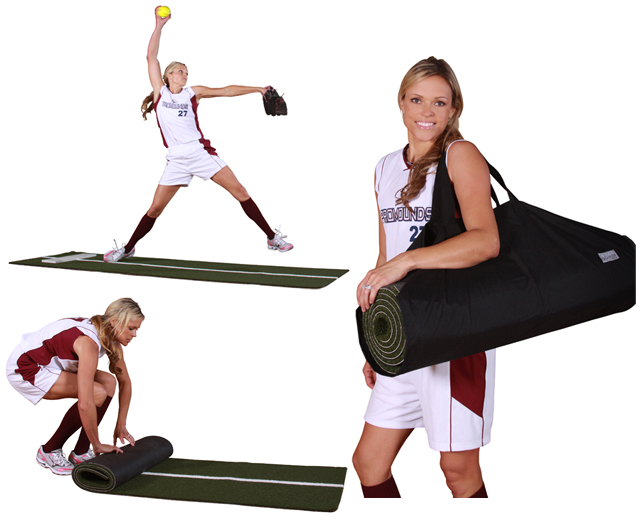 E54971 Promounds Jennie Finch Softball Mat w/Powerline