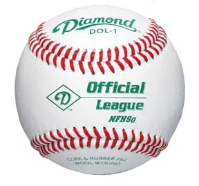 Diamond NFHS Official League Baseballs DOL-1 C/O