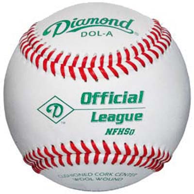 Diamond NFHS Official League Baseballs DOL-A C/O