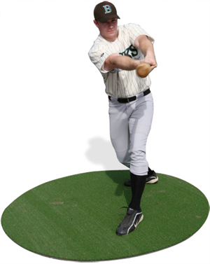 Promounds Baseball Plain Green On Deck Circles