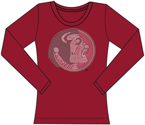 Florida State Womens Jeweled Long Sleeve Top. Free shipping.  Some exclusions apply.