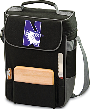 Picnic Time Northwestern University Duet Wine Tote. Free shipping.  Some exclusions apply.