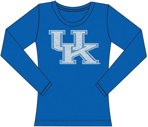 Kentucky Wildcats Womens Jeweled Long Sleeve Top. Free shipping.  Some exclusions apply.