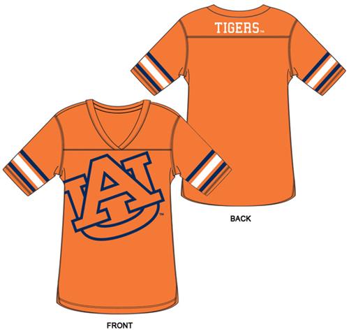 Auburn Tigers Burnout Football Jersey Nightshirt