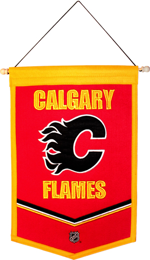 E55303 Winning Streak NHL Calgary Flames Banner