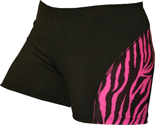 Gem Gear Cobra Pink Zebra Compression Shorts