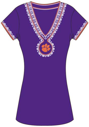 Emerson Street Clemson Womens Medallion Dress. Free shipping.  Some exclusions apply.