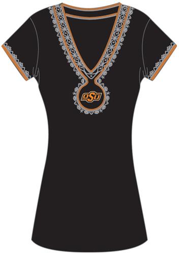 Emerson Street Oklahoma St Womens Medallion Dress. Free shipping.  Some exclusions apply.