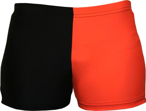 Gem Gear 4 Panel Orange Compression Shorts