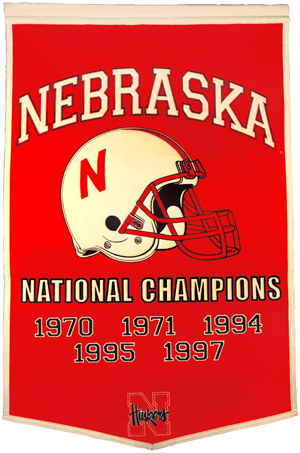 Winning Streak NCAA University of Nebraska Banner