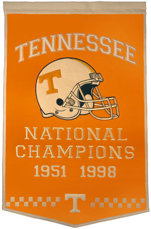 Winning Streak NCAA University of Tennessee Banner