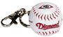 Diamond Baseball/Softball Keychain