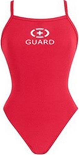Adoretex Lifeguard Solid Narrow Back Swimsuit