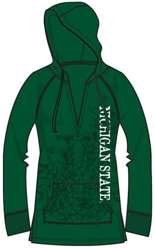 Michigan State Womens Cozy Pullover Hoody. Free shipping.  Some exclusions apply.