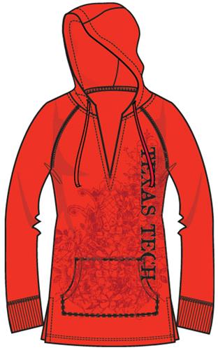Texas Tech Womens Cozy Pullover Hoody. Free shipping.  Some exclusions apply.