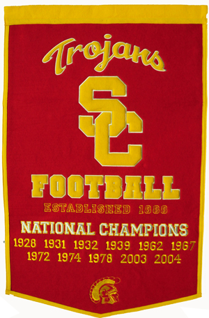 Winning Streak NCAA USC Dynasty Banner