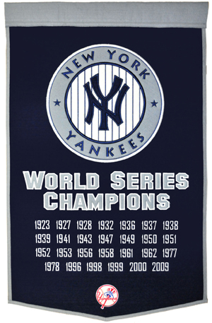 Winning Streak MLB New York Yankees Dynasty Banner