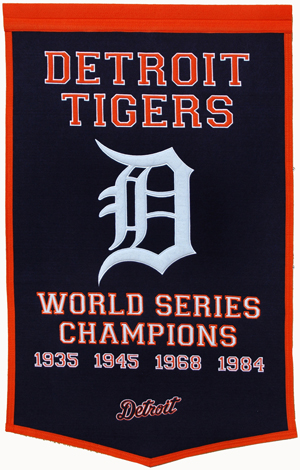 Winning Streak MLB Detroit Tigers Dynasty Banner