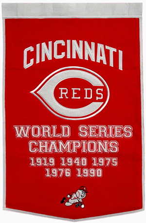 Winning Streak MLB Cincinnati Reds Dynasty Banner
