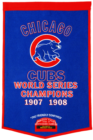 Winning Streak MLB Chicago Cubs Dynasty Banner
