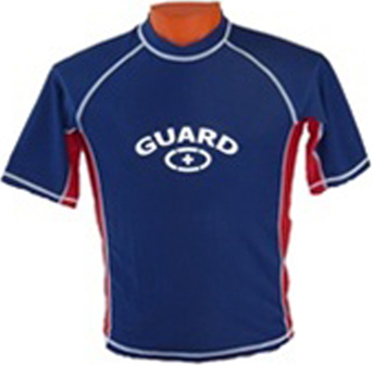 Adoretex Mens Short Sleeve Rash Guard with Logo