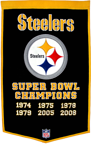 Winning Streak NFL Pittsburgh Steelers Banner