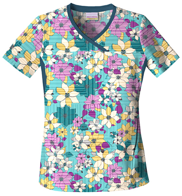 Skechers Women's V-Neck Scrub Top. Embroidery is available on this item.