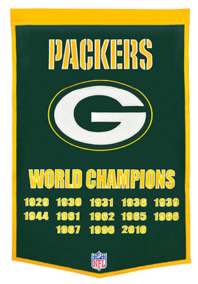 Winning Streak NFL Green Bay Packers Banner