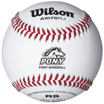 Wilson Youth Pony Regular Season Play Baseballs DZ