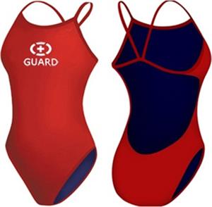 Adoretex Womens Lifeguard Open Back Swimsuit - Swimming Equipment and Gear