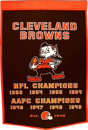 Fanmats Cleveland Browns Football Field Runner