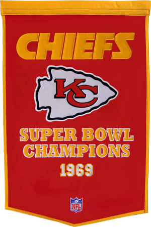 Winning Streak NFL Kansas City Chiefs Banner