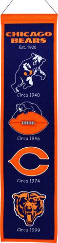 Winning Streak NFL Chicago Bears Heritage Banner