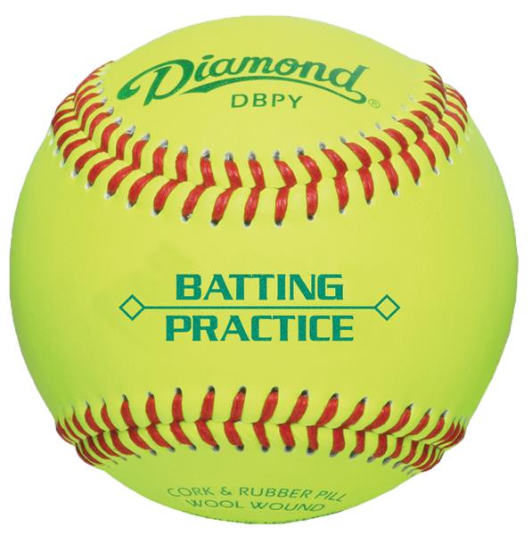 Diamond DBPY Batting Practice Baseballs (DZ) Baseball Equipment & Gear