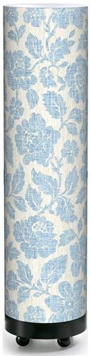 Illumalilte Designs Blue Floral Accent Lamp