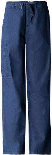 Dickies Unisex New Blue Drawstring Scrub Pants. Embroidery is available on this item.