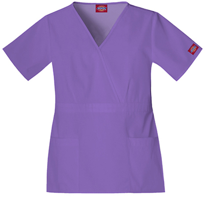Dickies Women's EDS Empire Waist Scrub Tops. Embroidery is available on this item.