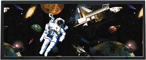 Illumalite Designs Astronauts In Space Wall Plaque