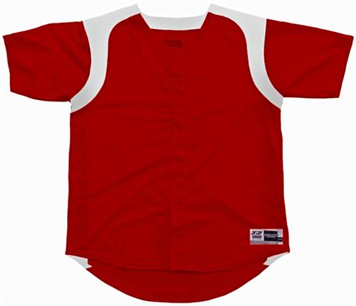 3n2 Women/Girls Faux Full-Button Softball Jersey. Decorated in seven days or less.