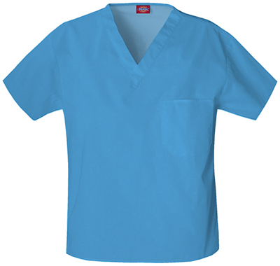 Dickies Unisex EDS V-Neck Scrub Tops. Embroidery is available on this item.