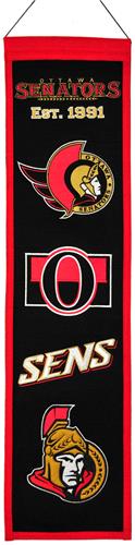 Winning Streak NHL Ottawa Senators Heritage Banner