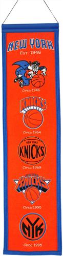 Winning Streak NBA New York Knicks Heritage Banner