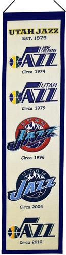 Winning Streak NBA Utah Jazz Heritage Banner