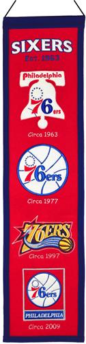 Winning Streak NBA Philadelphia 76ers Banner