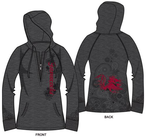 South Carolina Womens Burnout Fleece Hoody. Free shipping.  Some exclusions apply.