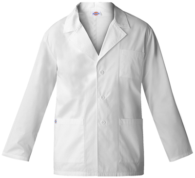 Dickies Women's Consultation Basic Scrub Lab Coat. Embroidery is available on this item.