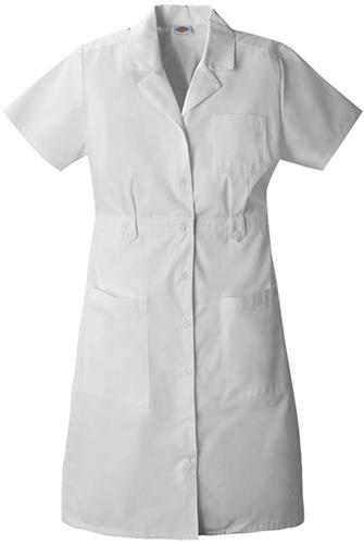Dickies Women's Professional Whites Scrub Dresses. Embroidery is available on this item.