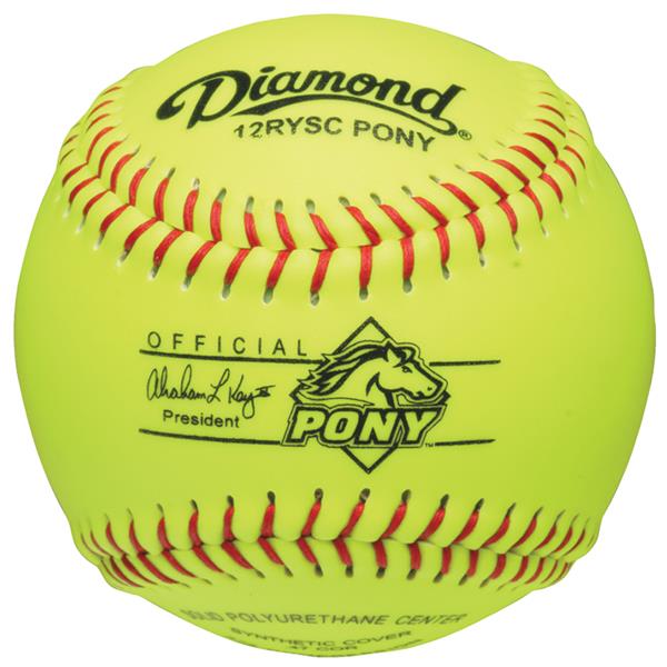 Diamond 12RYSC Pony League 12" Softballs (DZ) Baseball Equipment & Gear