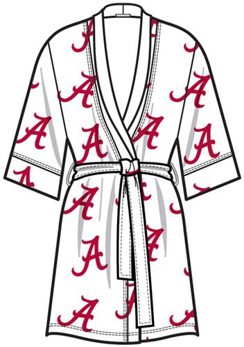 Alabama University Womens Spa Kimono Robe. Free shipping.  Some exclusions apply.